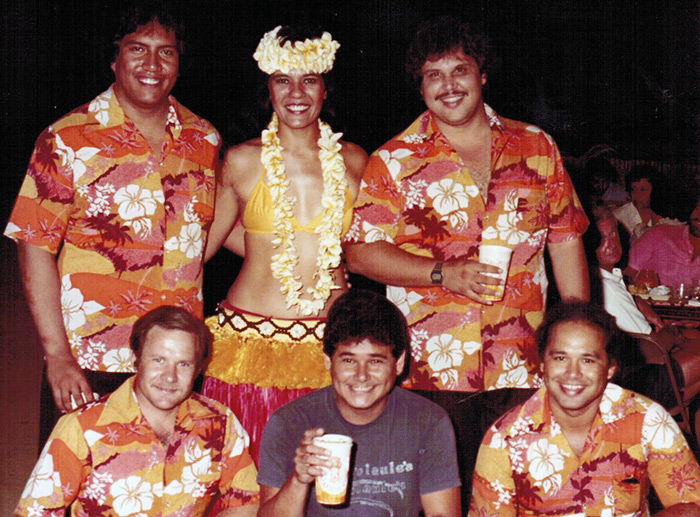 Paradise Cove Musicians and Sam Kapu - 1983